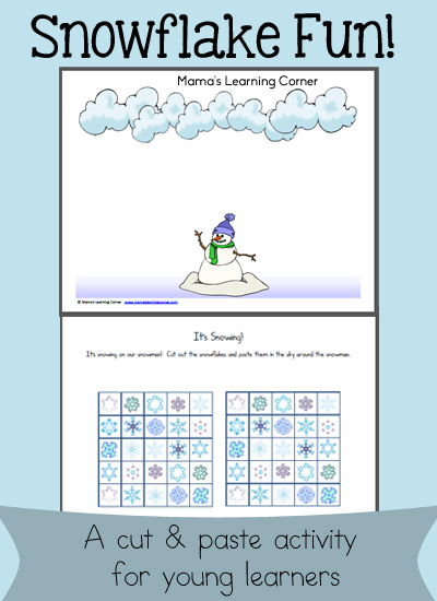 Snowflake Fun Scissor Skills