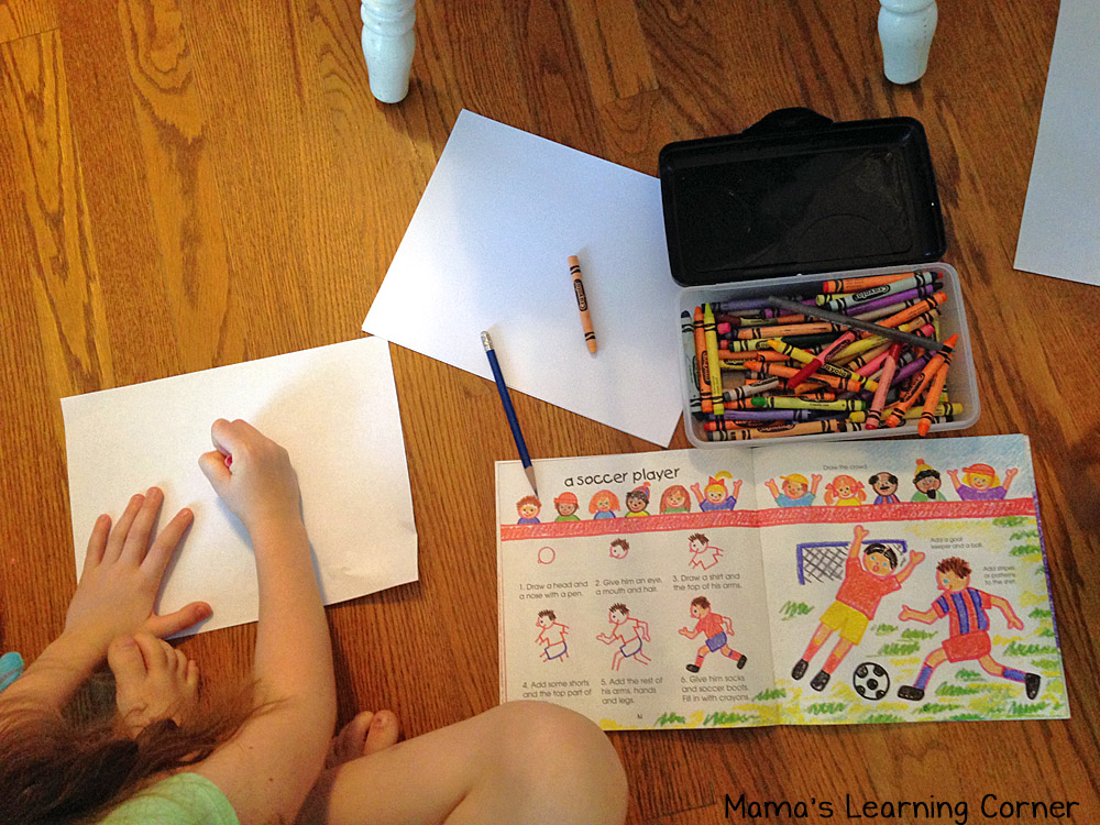 I Can Draw People Book - Mamas Learning Corner I Can Draw People Book