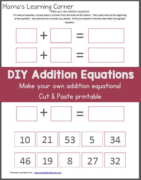 Make Your Own Addition Worksheets Free