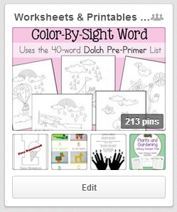 Worksheets & Printables for PreK to Second Grade Pinterest Board - Mamas Learning Corner Worksheets & Printables for PreK to Second Grade Pinterest Board
