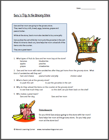 Weekly Printables Round-Up: Dog's Colorful Day, Reading Comprehension