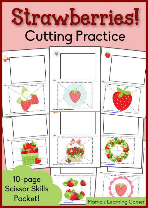 Scissors Skills Activity Workbook, Cutting Activities Pack Worksheets