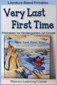 Free Literature Based Printables: Very Last First Time