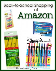 Back to School Shopping at Amazon