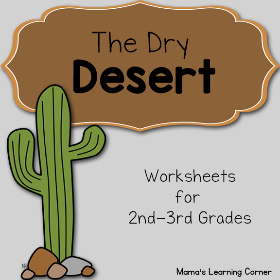 Desert Worksheets - Mamas Learning Corner