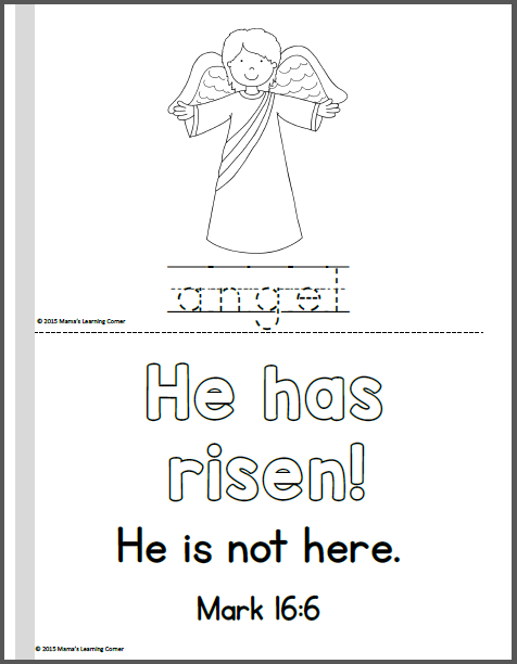 he has risen coloring pages - photo #32