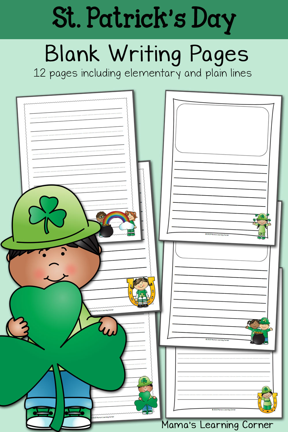 st patricks day writing worksheet