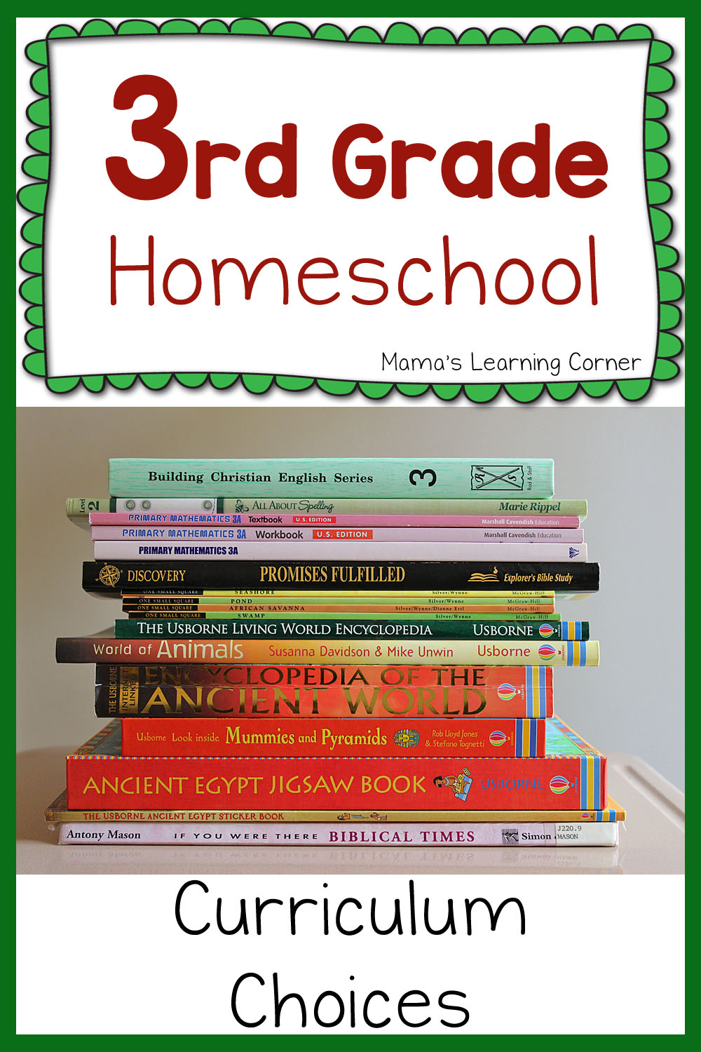 3rd Grade Homeschool Curriculum Plans for 2015-2016 - Mamas Learning Corner
