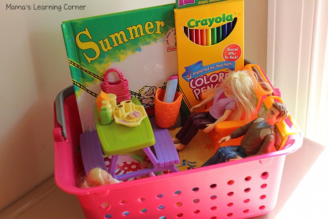 Activity Basket for Kids: Summer Themed Pool and Beach - Mamas Learning Corner Activity Basket for Kids: Summer Themed Pool and Beach