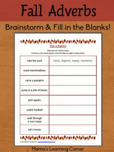 Fall Worksheets and Printables - Mamas Learning Corner
