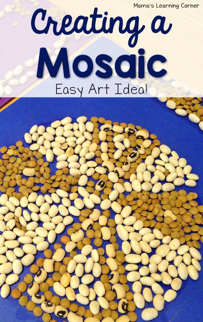 How to Create a Mosaic - Easy Homeschool Art Idea! - Mamas Learning Corner How to Create a Mosaic - Easy Homeschool Art Idea!