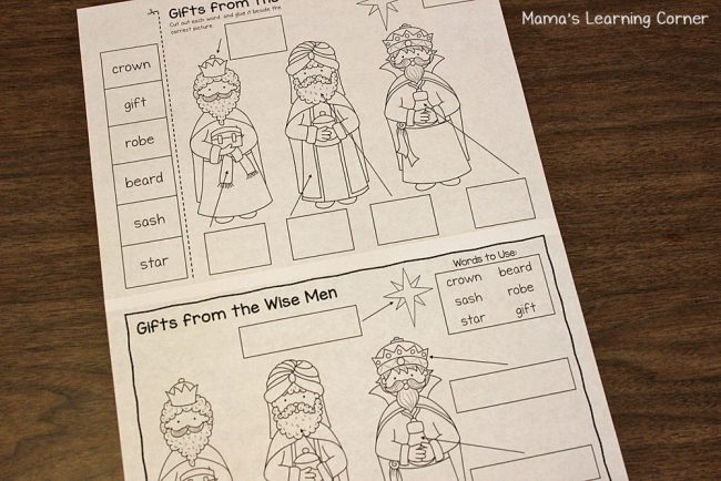 Nativity Label the Picture Pages - Mamas Learning Corner Nativity Label the Picture Pages