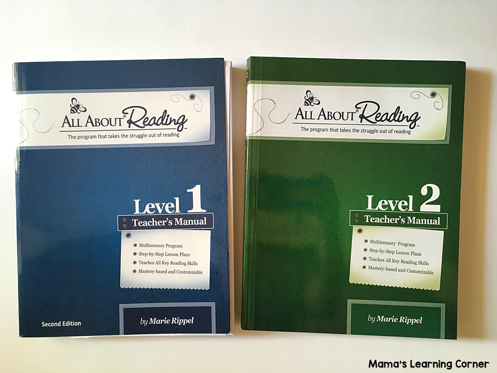 All About Reading Levels 1 and 2 - Mamas Learning Corner All About Reading Levels 1 and 2