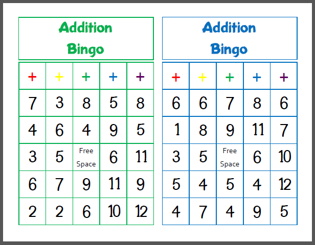 Addition Bingo Free Printable Templates Printable Download