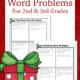 Christmas Word Problems Worksheets