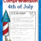4th of July Reading Comprehension Worksheet Revised 2025 - Mamas Learning Corner 4th of July Reading Comprehension Worksheet
