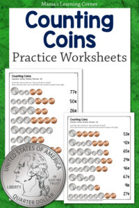 counting coins worksheet printable