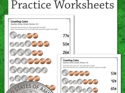 counting coins worksheet printable