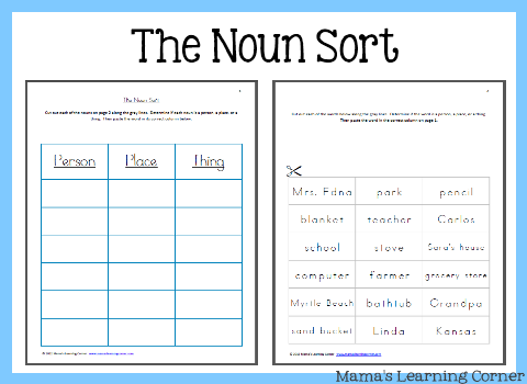 The Noun Sort