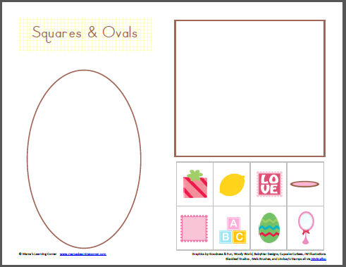 shape sorting worksheet packet mamas learning corner