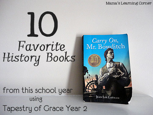 10 Favorite History Books using Tapestry of Grace Year 2 www.mamaslearningcorner.com