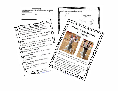 Free Printables for Booking Across the USA - New Mexico from Enchanted Homeschooling Mom