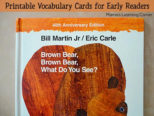 Brown Bear, Brown Bear, What Do You See? Reading Cards