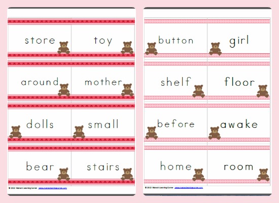 Corduroy Printable Cards