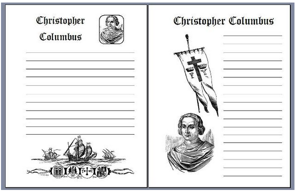 CHristopher COlumbus notebooking