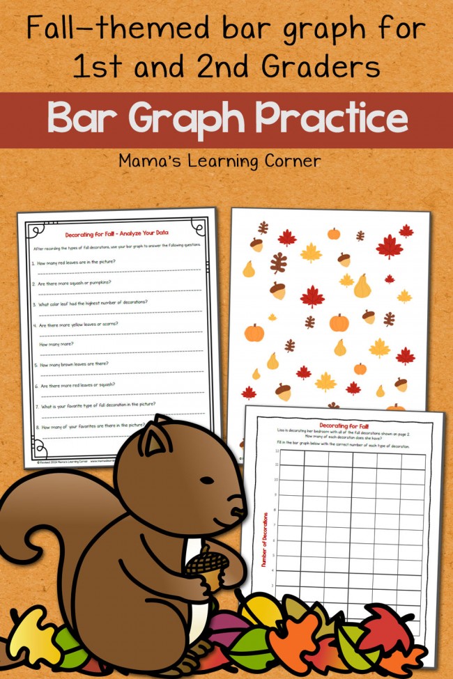 Fall Bar Graph Worksheets - Mamas Learning Corner