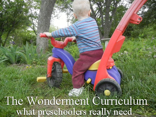The Wonderment Curriculum - What preschoolers really need