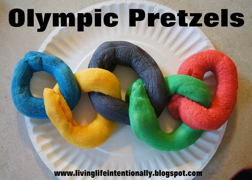 Olympic Pretzels from 123Homeschool4Me