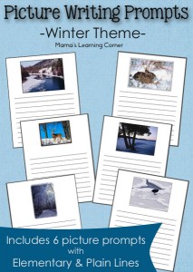 Winter Picture Writing Prompts - Mamas Learning Corner Winter Picture Writing Prompts