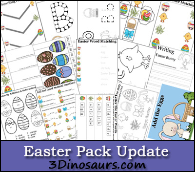Easter Pack Update from 3 Dinosaurs