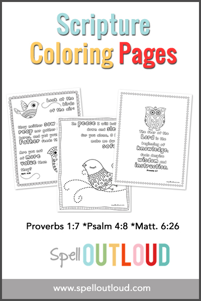 Scripture Coloring Pages