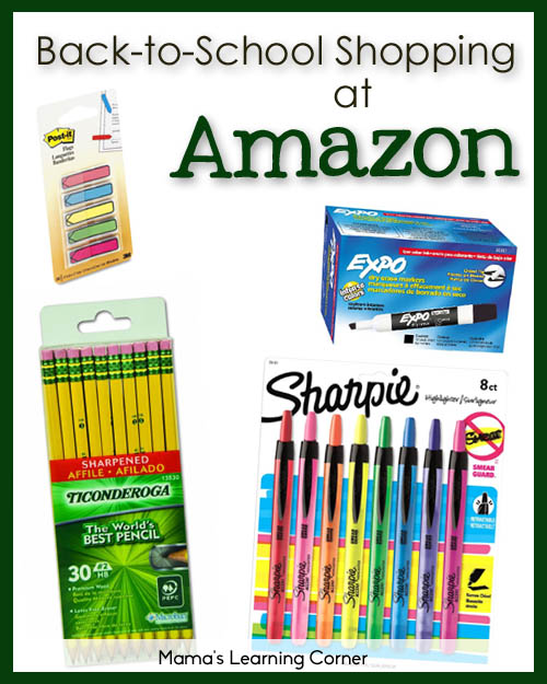 Back to School Shopping at Amazon - Mamas Learning Corner Back to School Shopping at Amazon