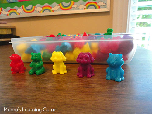 Using Animal Counters for Preschool