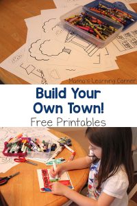 Build Your Own Town Free Printables