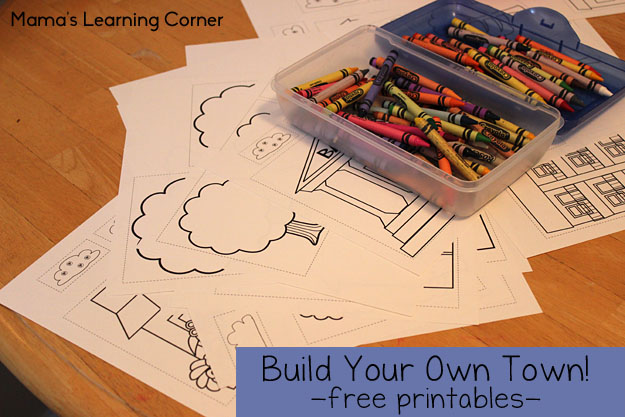 Free Printables to Build Your Own Town 