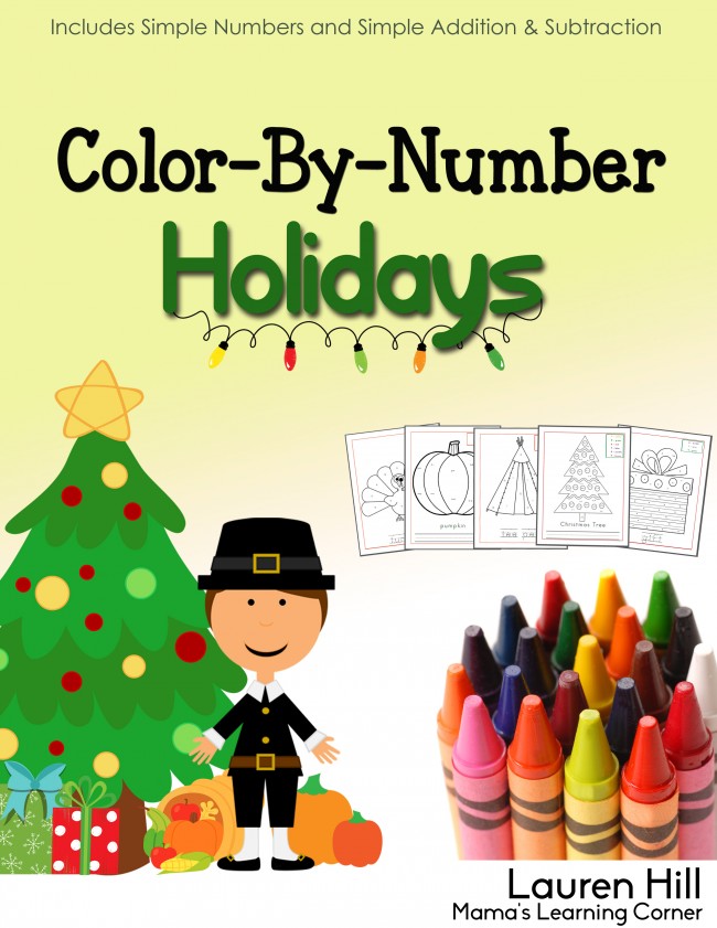 Color By Number Holidays 