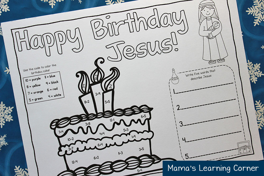 Happy Birthday Jesus Placemat