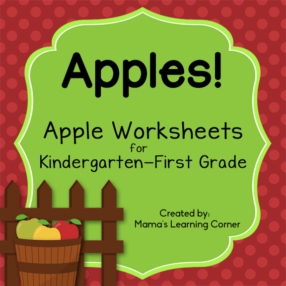 Apple Worksheets Mamas Learning Corner
