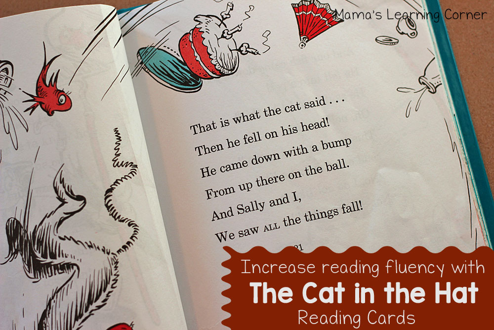 The Cat in the Hat Reading Fluency Cards