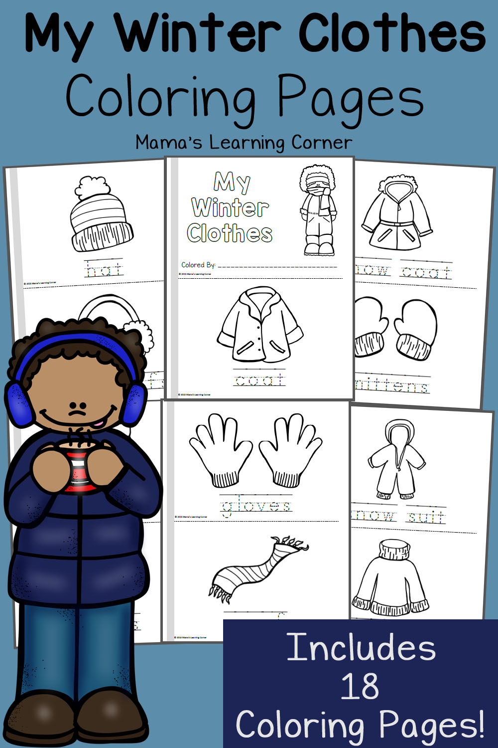 Download Winter Coloring Pages - Mamas Learning Corner