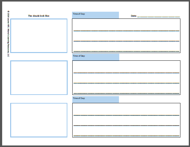 Clouds and The Water Cycle Worksheets - Mamas Learning Corner