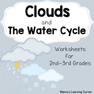 Clouds and the Water Cycle Worksheets