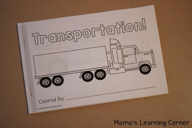 Transportation Coloring Pages
