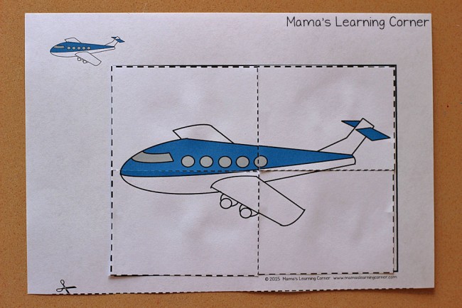 cutting practice worksheets transportation mamas learning corner