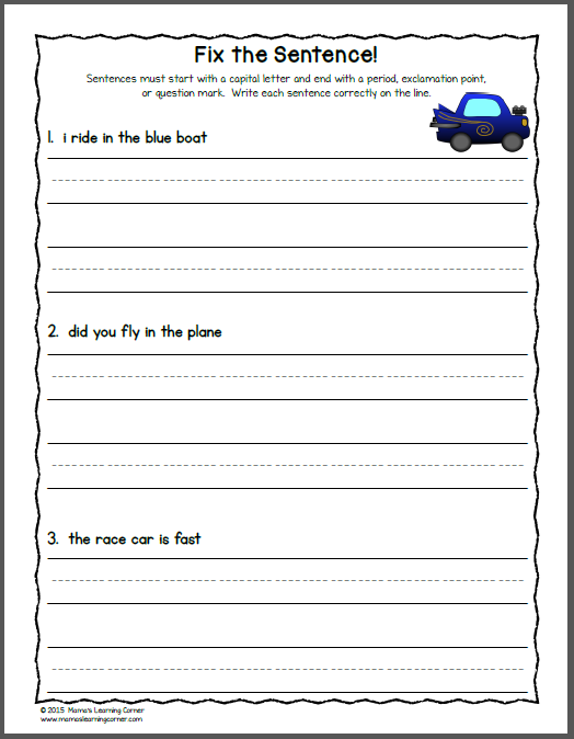 Transportation Worksheets - Mamas Learning Corner