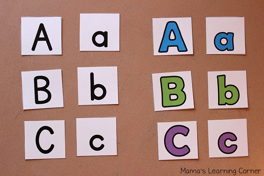ABC Puzzle Cards for Preschoolers
